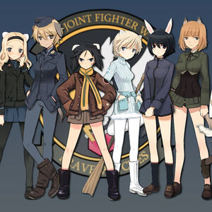 Wallpaper 502nd Joint Fighter Wing World Witches Series Wiki Fandom For Free