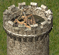 Turmmontierte Mange