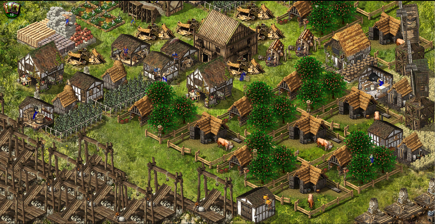 stronghold kingdoms village size