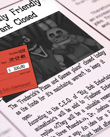 Dr Joshua Fazbear Stuffed The Real Begin Wiki Fandom