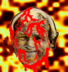 Bleeding Head of Arnold Palmer