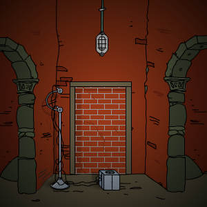 Brick door