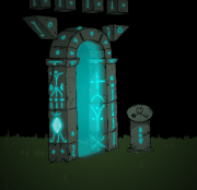 Portal door animation