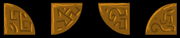Brass tiles