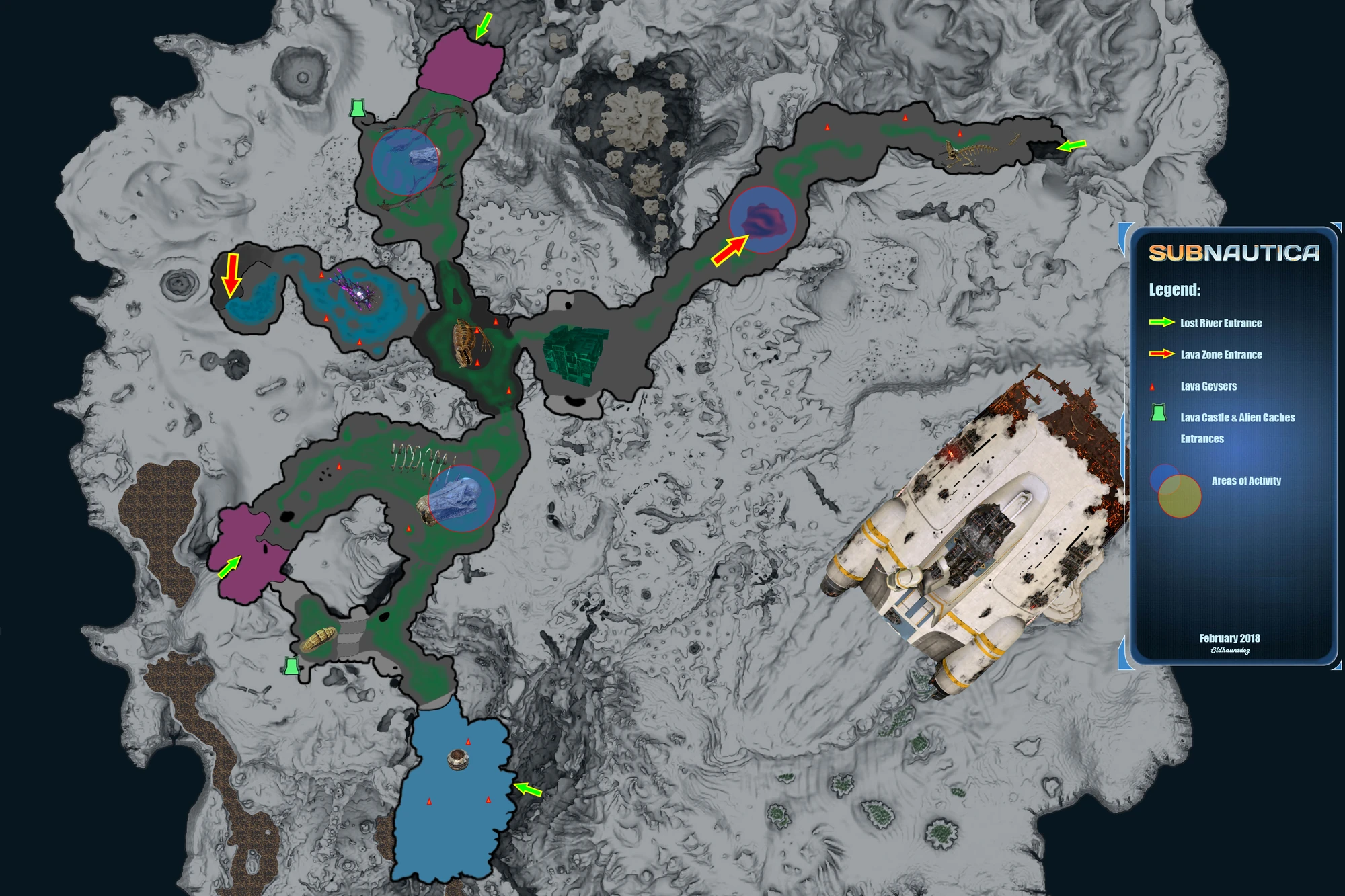 Mapa de Subnautica | Subnautica Wiki | Fandom