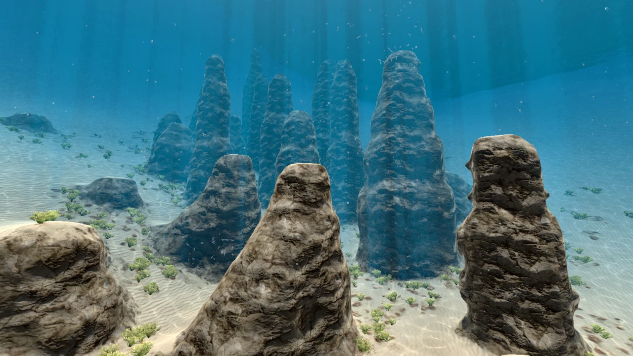Image Sparse Reef 01Sandstone Pillars.jpg Subnautica Wiki FANDOM