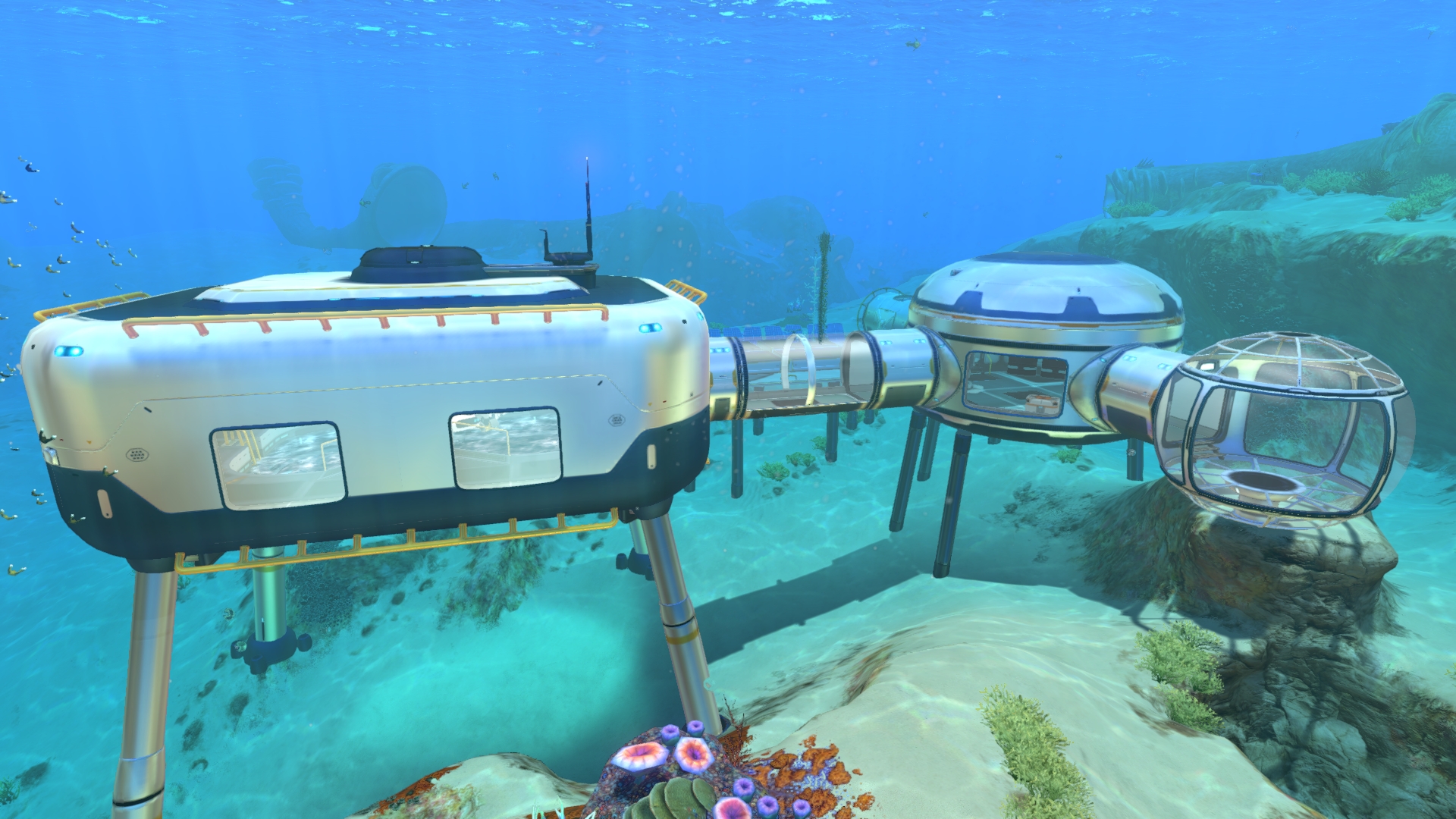 subnautica moonpool attach to base