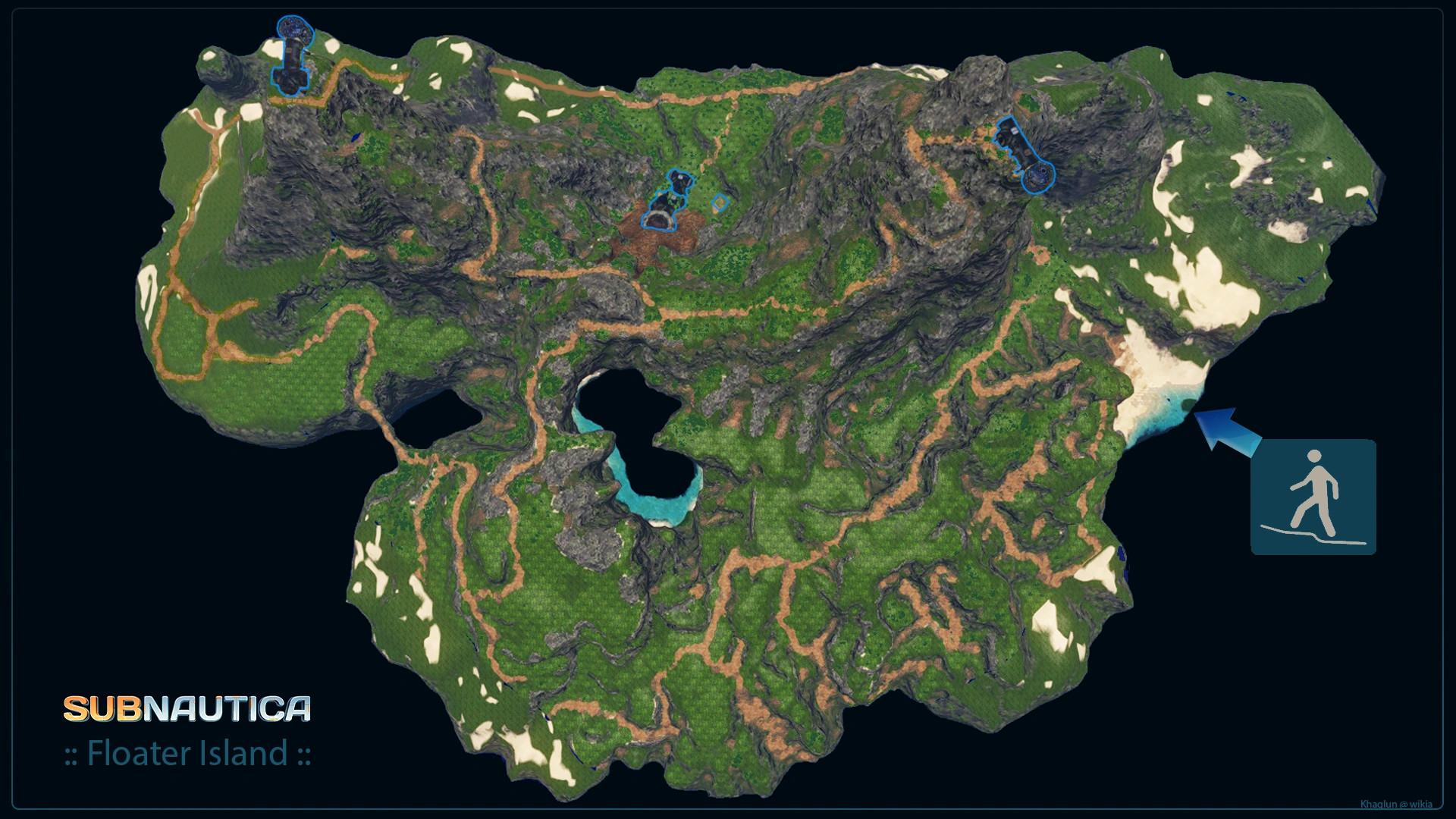 Изображение Floater Island (5).png Subnautica вики FANDOM powered
