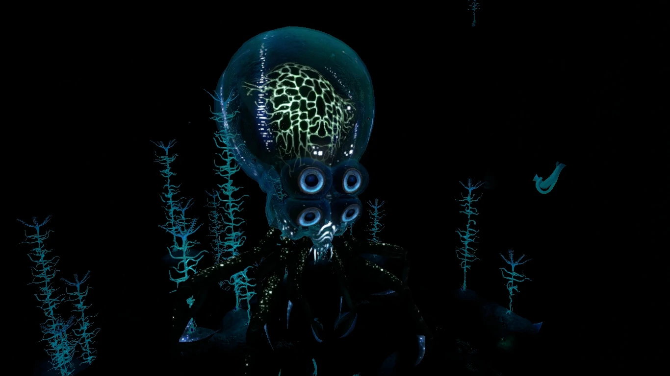 Image Crabsquid Bioluminescence.jpg Subnautica Wiki FANDOM