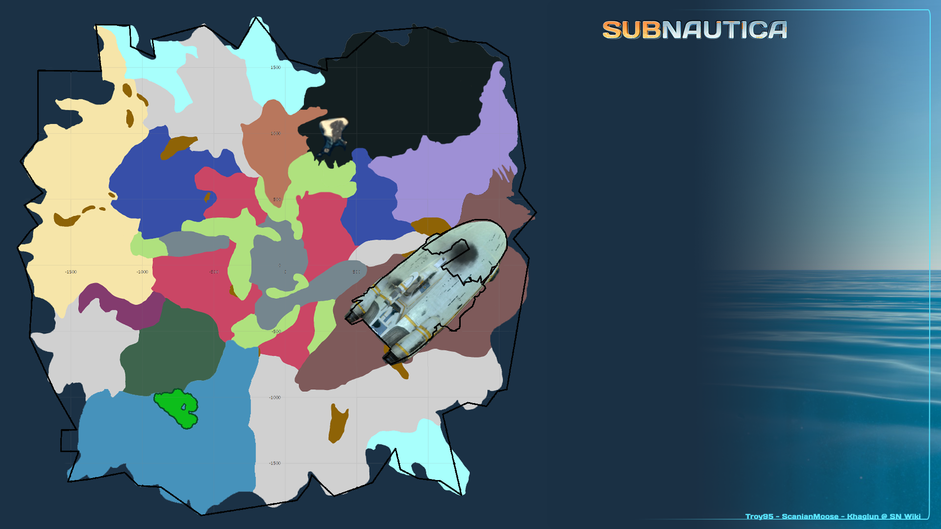 Obraz Biome Map (3).png Subnautica Wiki FANDOM powered by Wikia