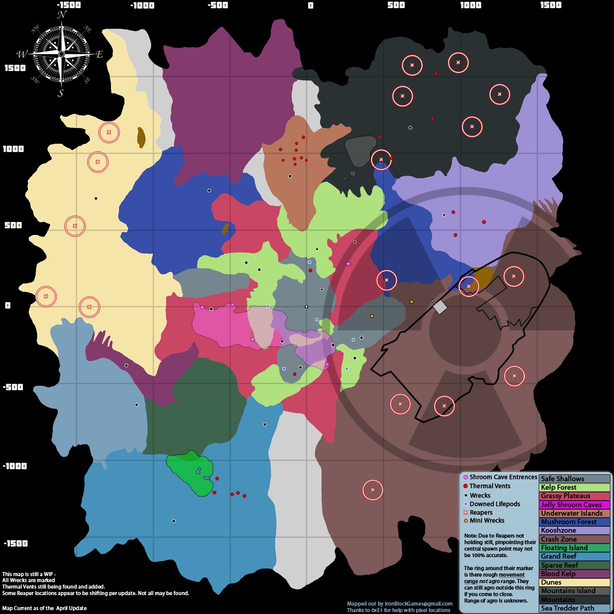 Karte Subnautica | Karte