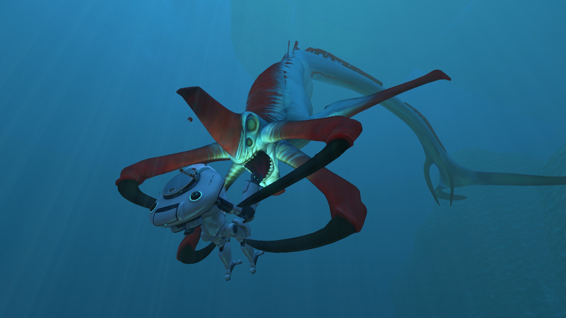 Как нарисовать призрачного левиафана из игры subnautica