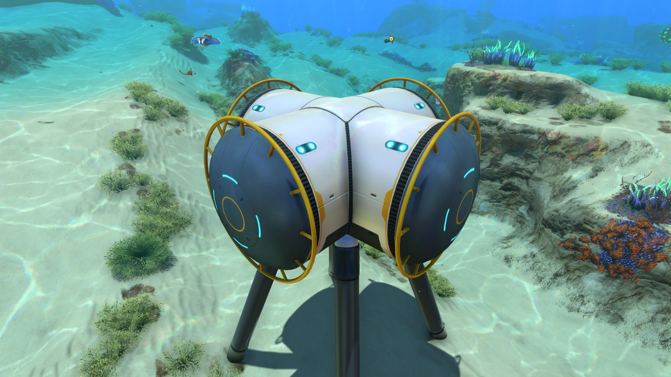 Где найти чертежи переносной сборщик транспорта в subnautica