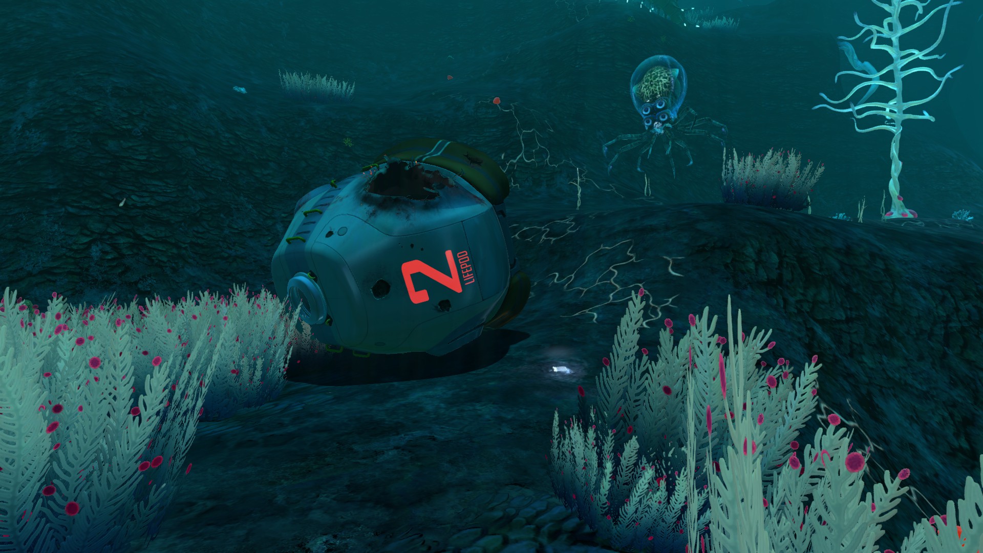 Кислотный гриб subnautica