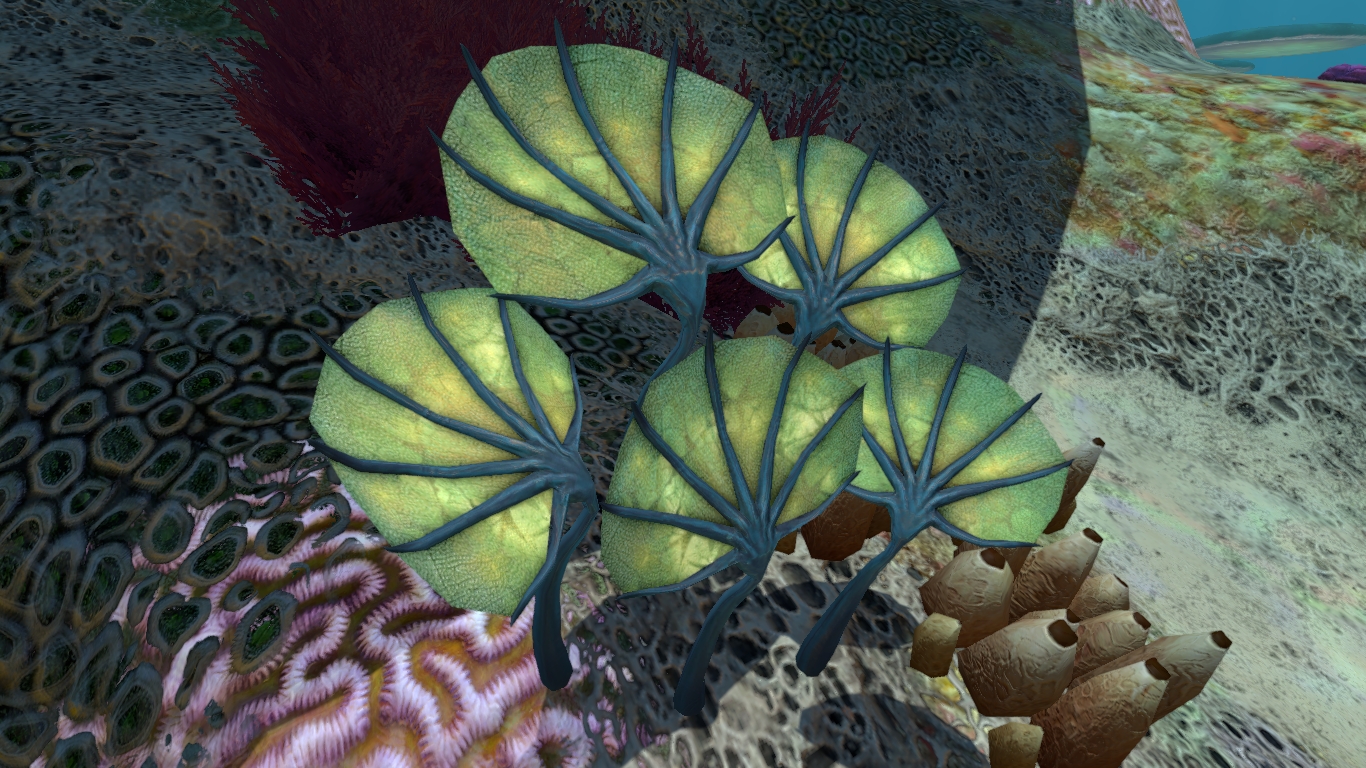Образец водоросли в subnautica