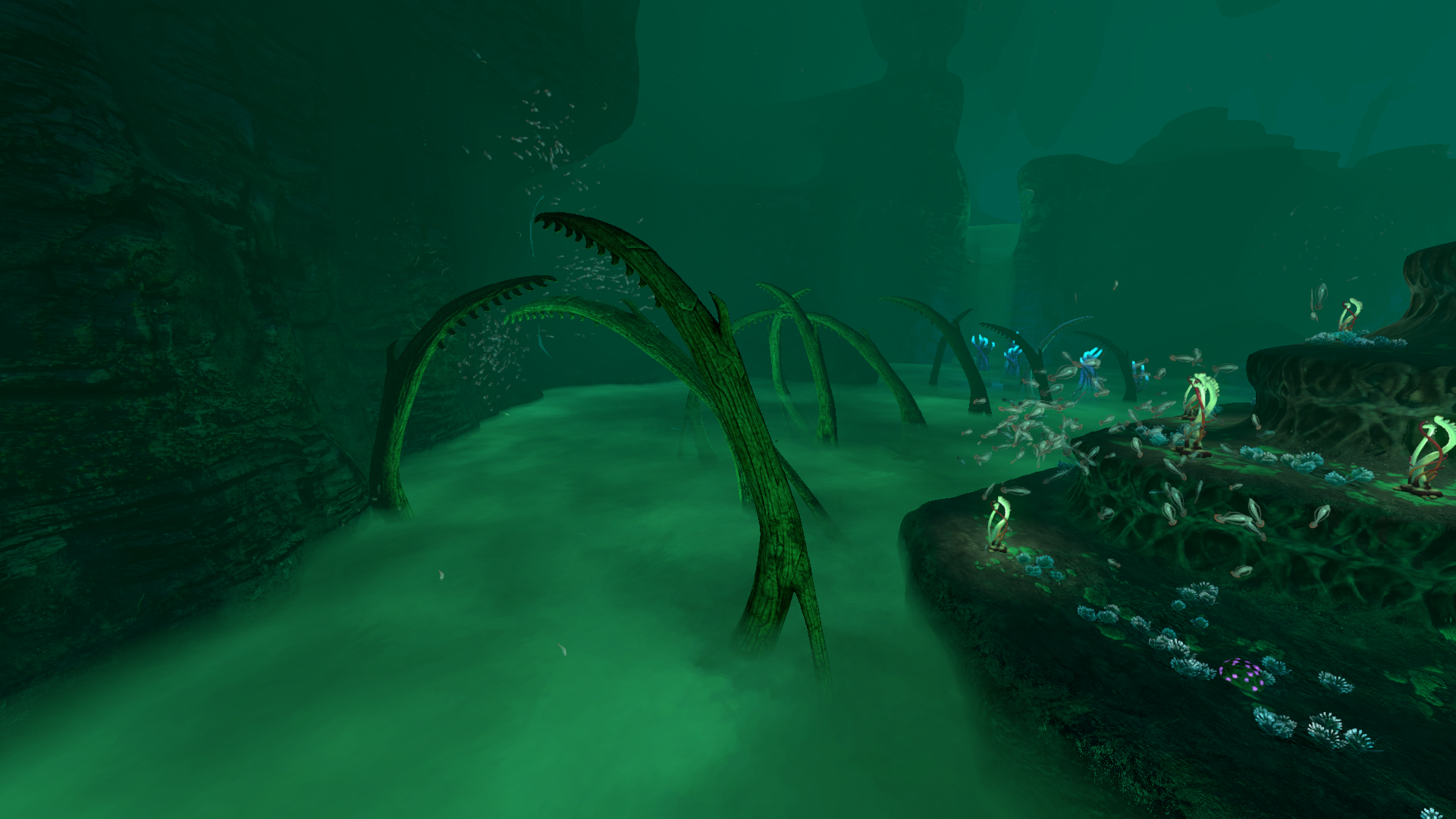 Затерянная река subnautica. Сабнатика Затерянная река. Сабнатика морской дракон Левиафан. Субнаутика Lost River. Левиафан Гаргантюа субнаутика.