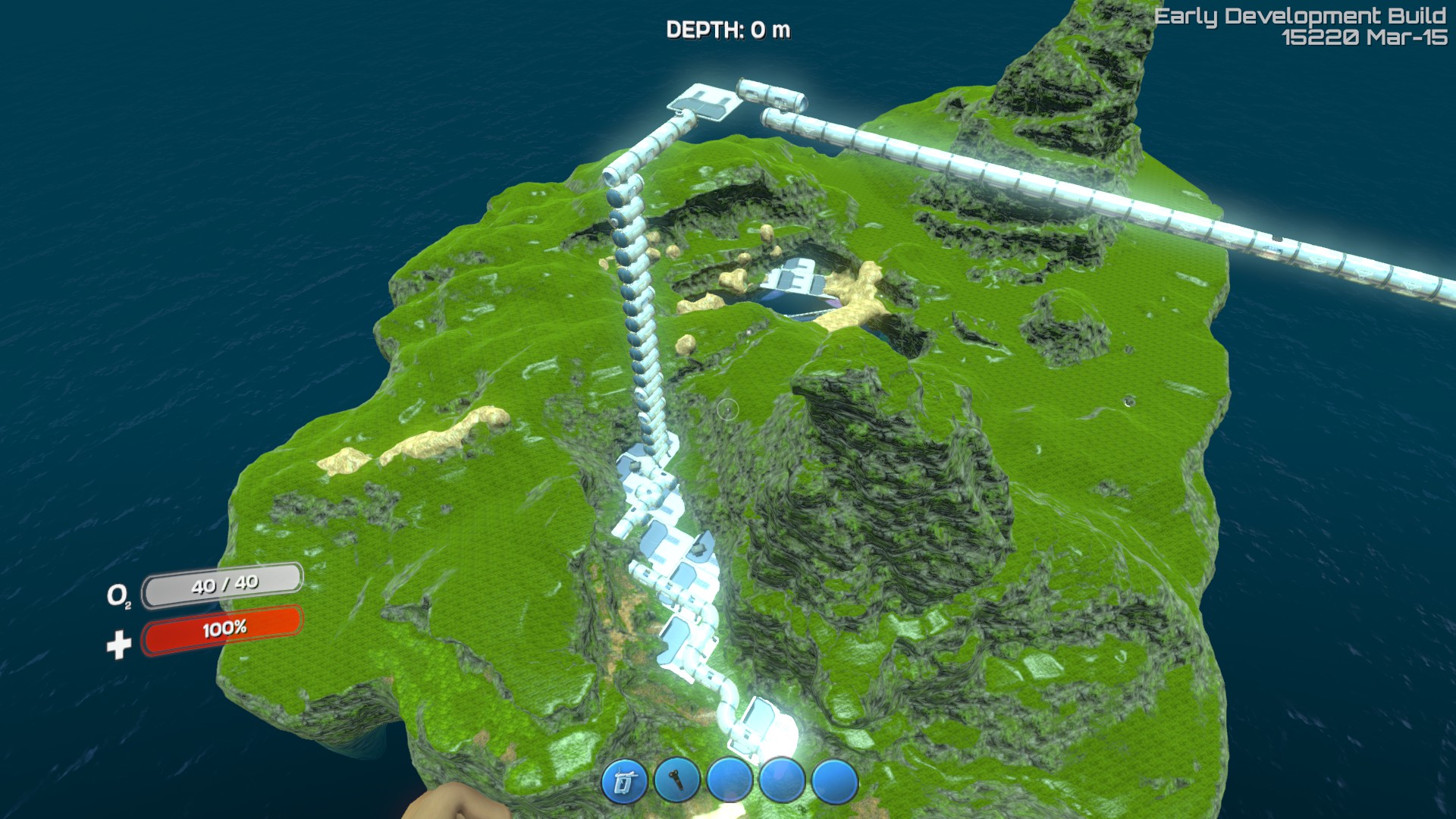 floating island subnautica map