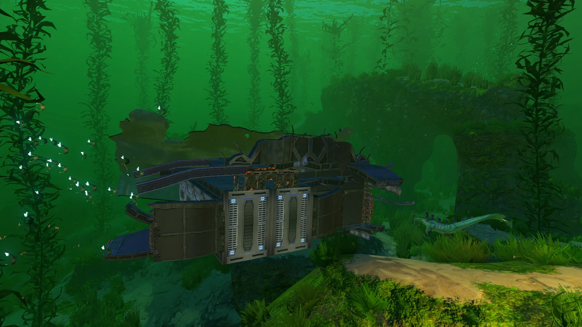 Image KelpForestWreck4.jpg Subnautica Wiki FANDOM powered by Wikia
