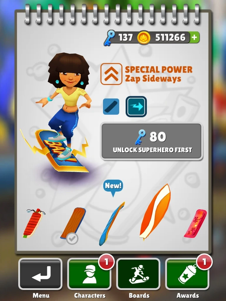 Board Upgrades Subway Surfers Wiki FANDOM powered by Wikia