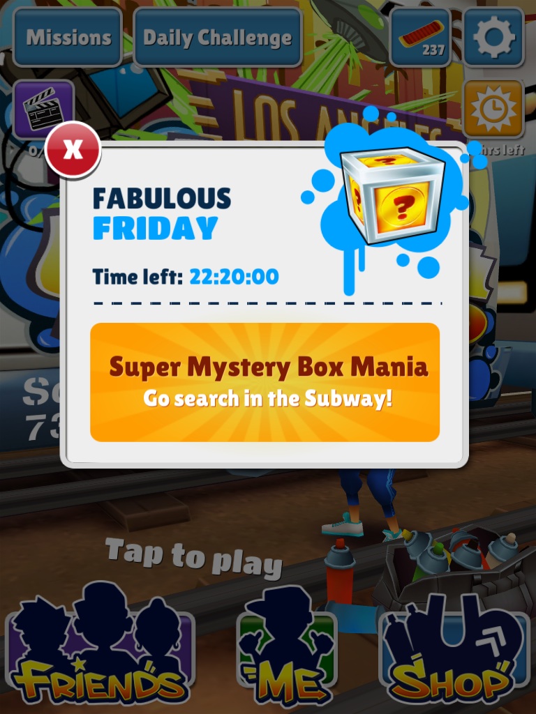 subway surfers mission set super mystery box