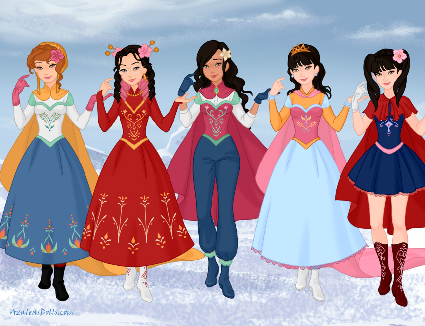 Snow-Queen-Scene-Maker-Azaleas-Dolls, azaleasdolls.com/snow…