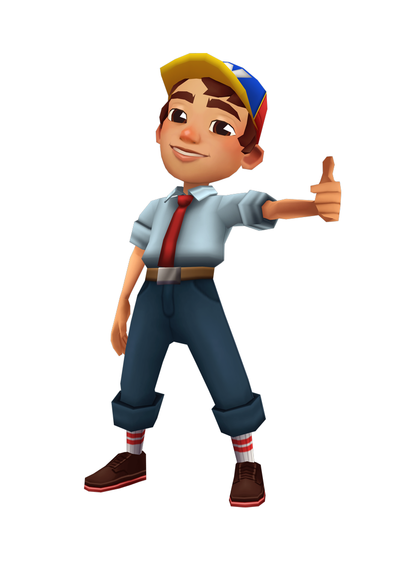 Personnage de subway surfer  Subway surfers, Surfer art, Handsome