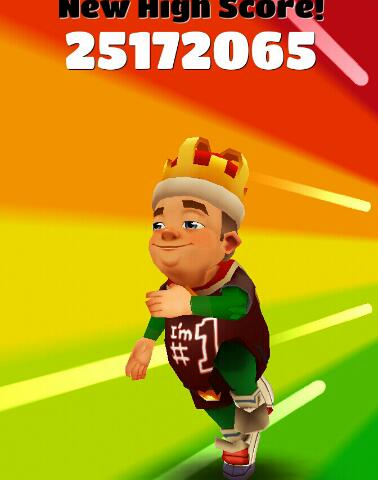 X 上的Subway Surfers Fans：「Really nice high score! #SubwaySurfers  #SubwaySurfersHighScore #SubwaySurfersScore  / X