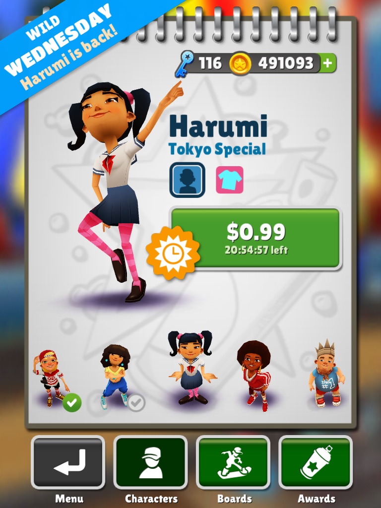 harumi subway surfers