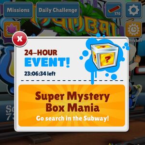 Super Mystery Box Mania Subway Surfers Wiki Fandom