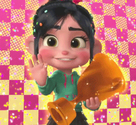 Waving vanellope by jailboticus-d6cru7r