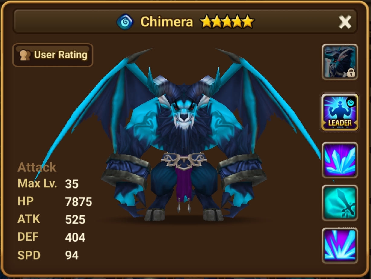 Chimera (Water) - Taor/Gallery and trivia | Summoners War Sky Arena ...