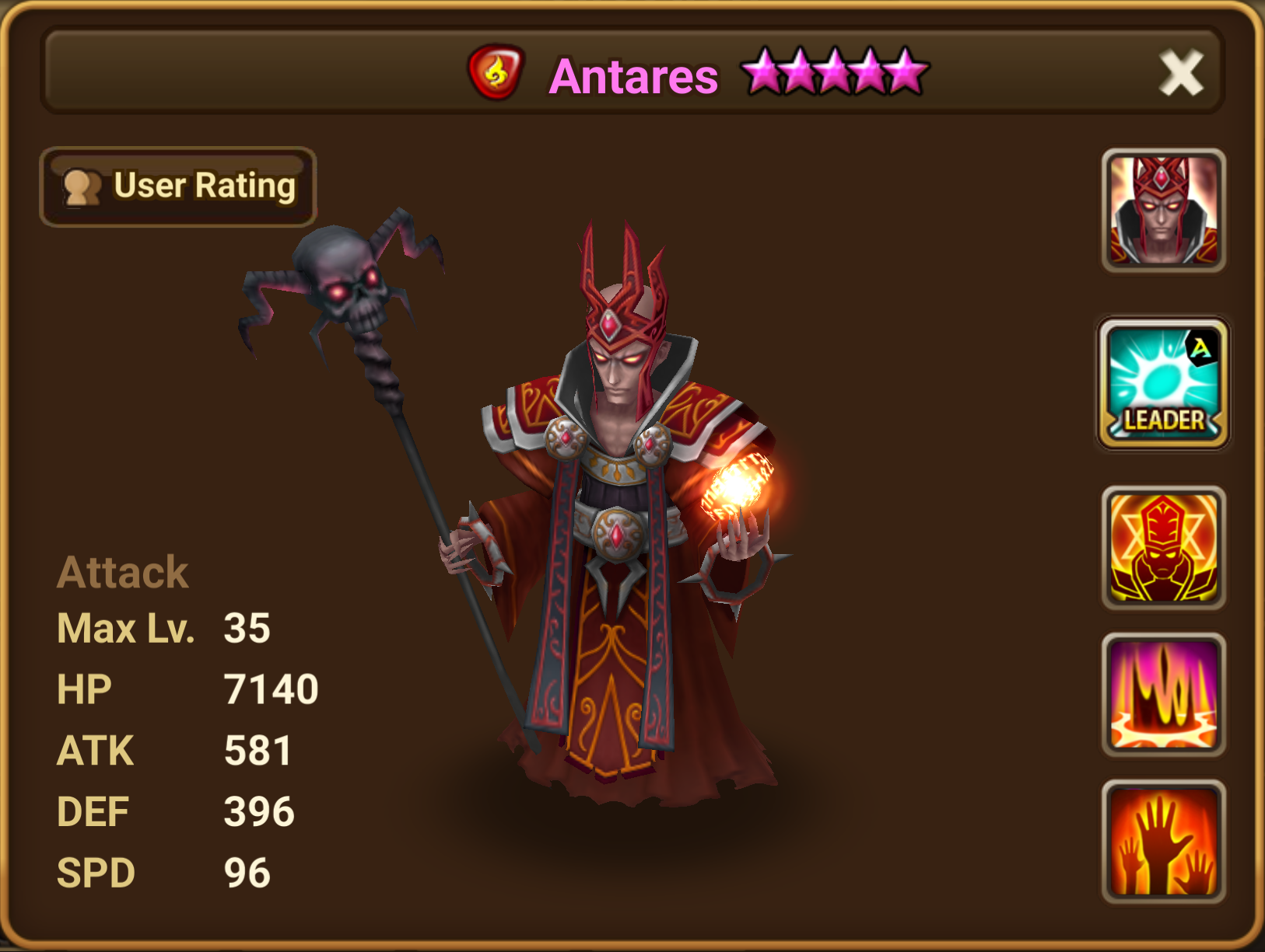 Image - Antares (Collection).png | Summoners War Sky Arena Wiki ...