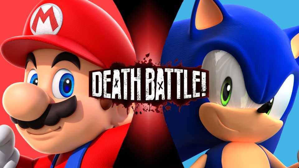 death battle sonic vs mario