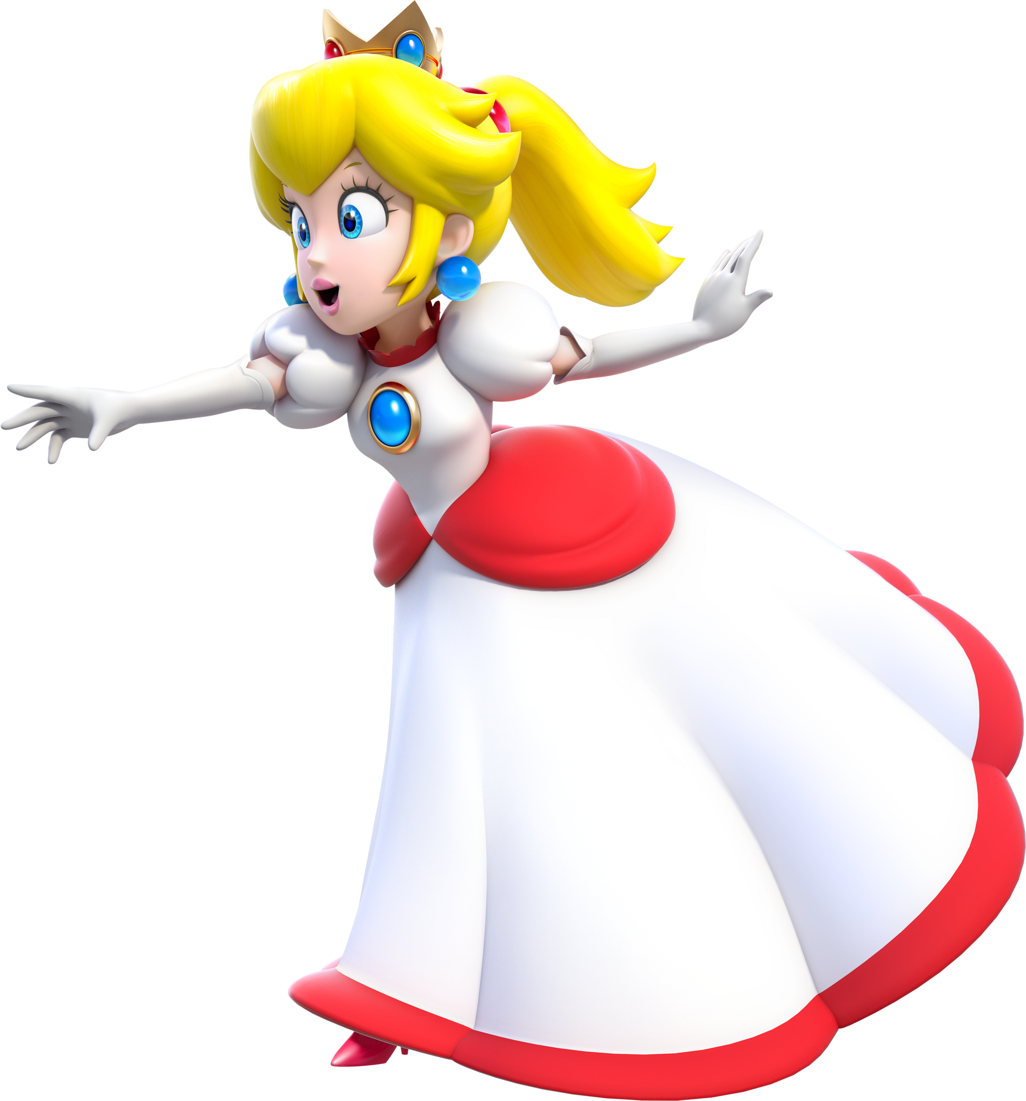 Image - Fire Princess Peach Artwork (alt) - Super Mario 3D ...