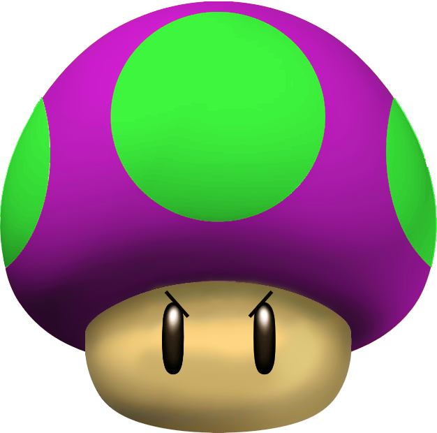 Poison Mushroom | Super Mario Kart Racing Wiki | Fandom