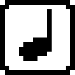 Musiknot från spelet Super Mario (♩) Musiknot från spelet Super Mario (♩)
