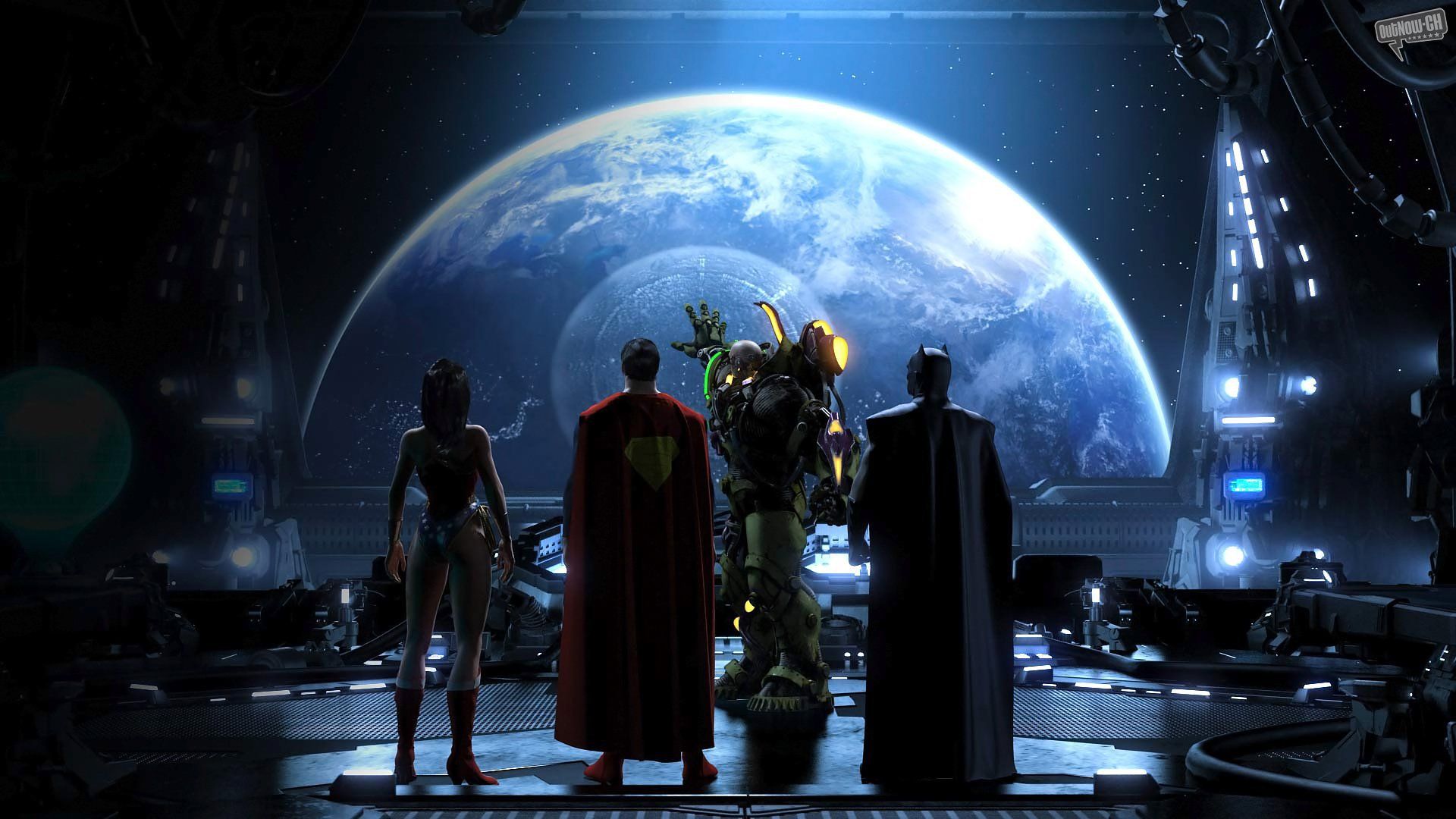 image cartoon 4 superhero of dc universe online character in hd