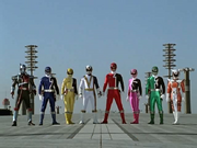 Dekarangers transformed