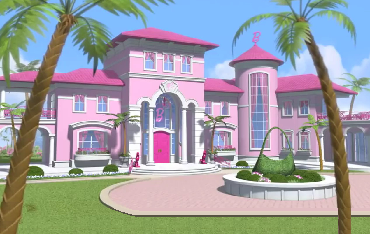 barbie dream house cartoon characters