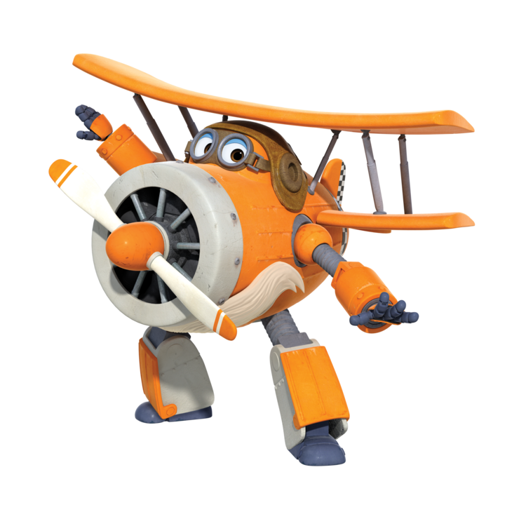 super wings white plane