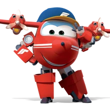 super wings red plane
