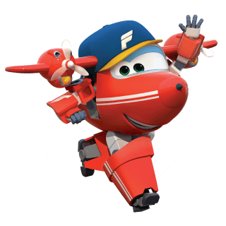 super wings red plane