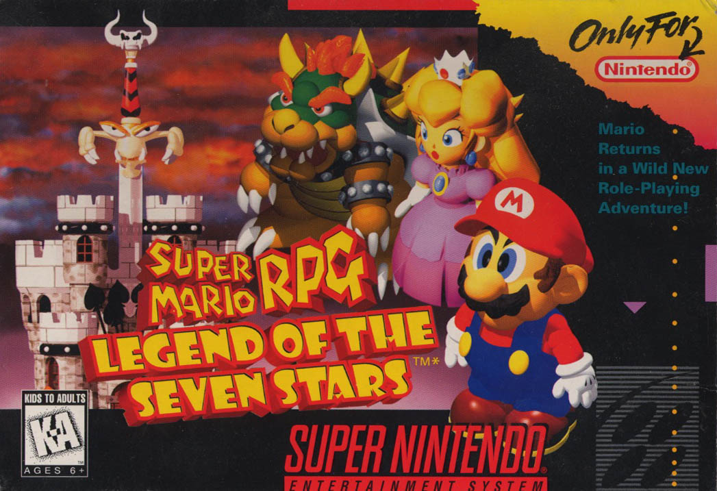 Image result for Super Mario RPG Box Art