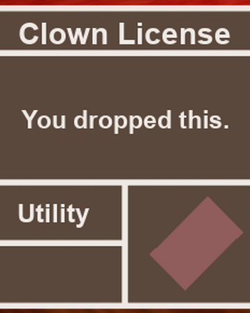 Clown License Super Cube Cavern Wiki Fandom - template roblox clown outfit