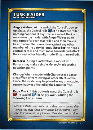 Tusk Raider (back)