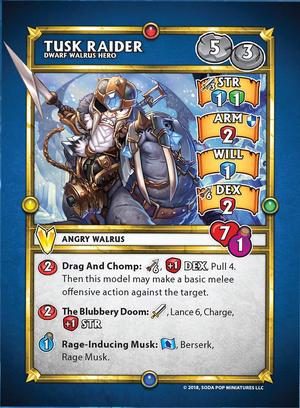 Tusk Raider (front)