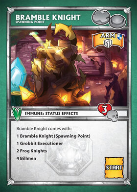 Card bramble knight