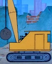 Wrecking crane