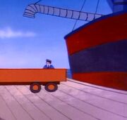 Transatlantic freighter