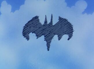 Daylight Bat-signal